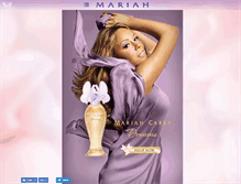 Tablet Screenshot of mariahcareybeauty.com